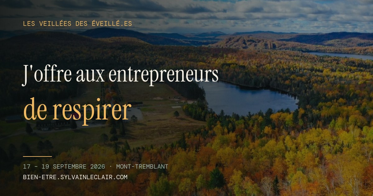 Bannière : j'offre aux entrepreneurs de respirer