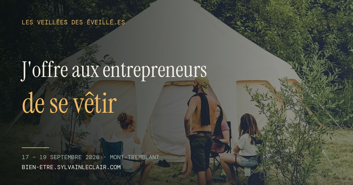 Bannière : j'offre aux entrepreneurs de se vêtir