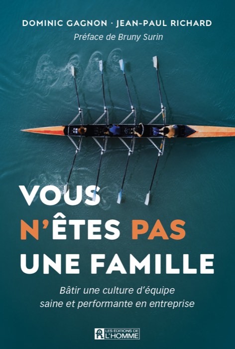 Couverture du livre « Vous n'êtes pas une famille », de Dominic Gagnon